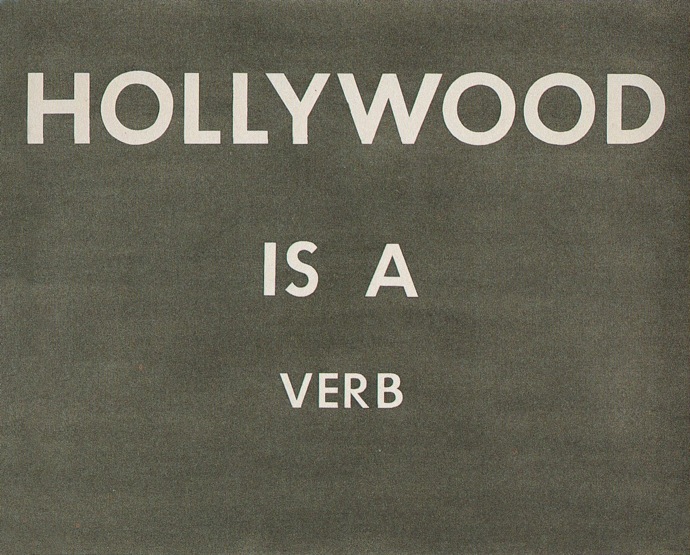 Ed Ruscha and Film